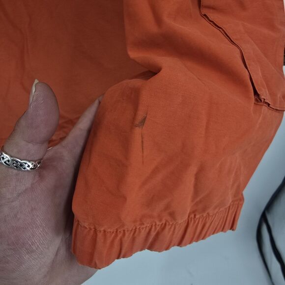 Vintage Polo Sport Anorak Light Jacket Ralph Lauren Orange Size XL Y2K Sunfaded - Picture 10 of 11
